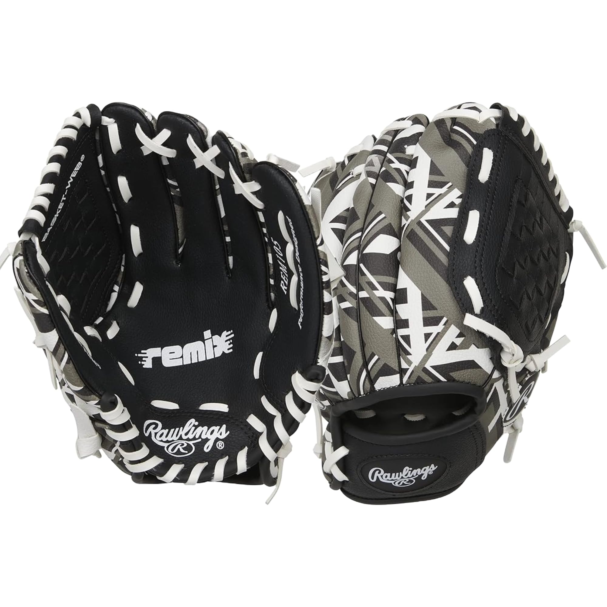 Rawlings | Remix T-Ball & Youth Baseball/Softball Glove | Sizes 9" - 10.5"